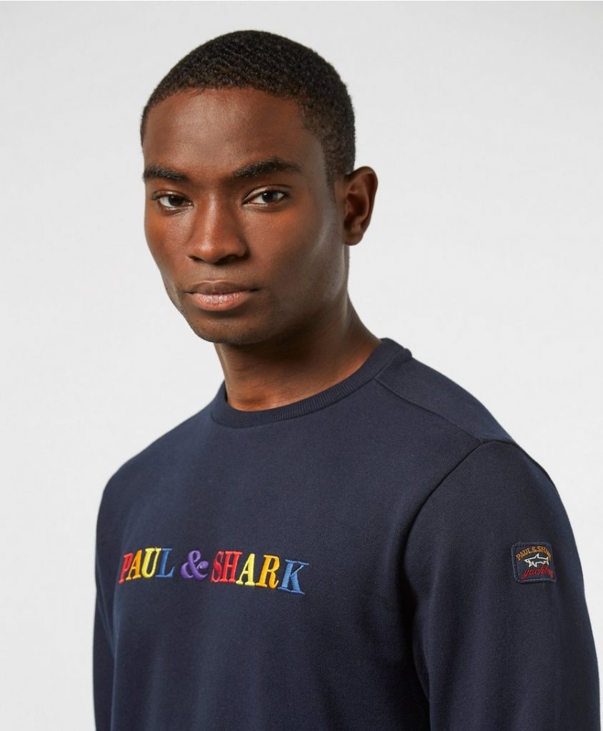 Paul and Shark Multi Colour Logo Sweatshirt - Proper Magazine
