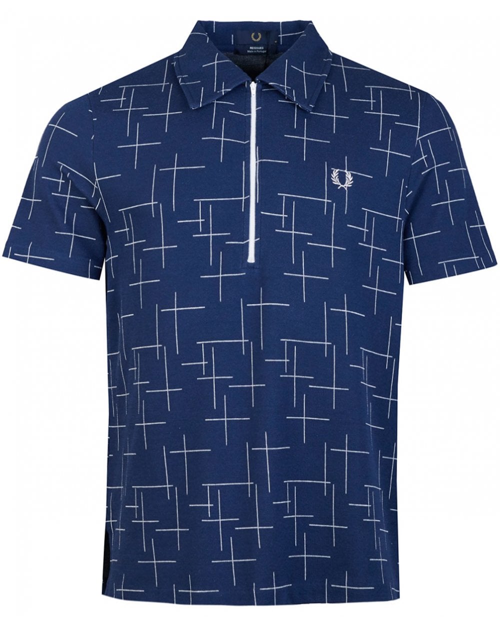 Fred Perry Re-Issues Cross Hatch Half Zip Polo - Proper Magazine