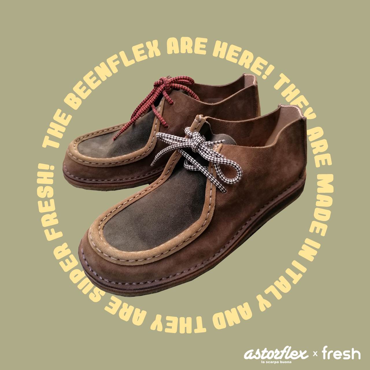 A Fresh touch to your feet Fresh x Astorflex Beenflex Proper