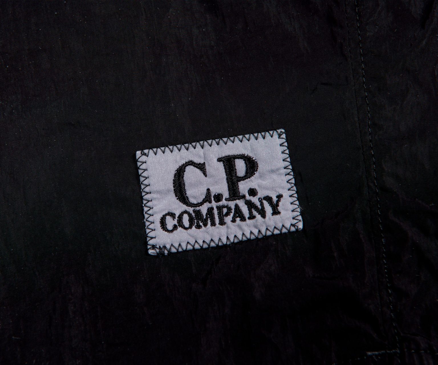 C.P. Company Chrome Garment Dyed Logo Swim Shorts - Proper Magazine