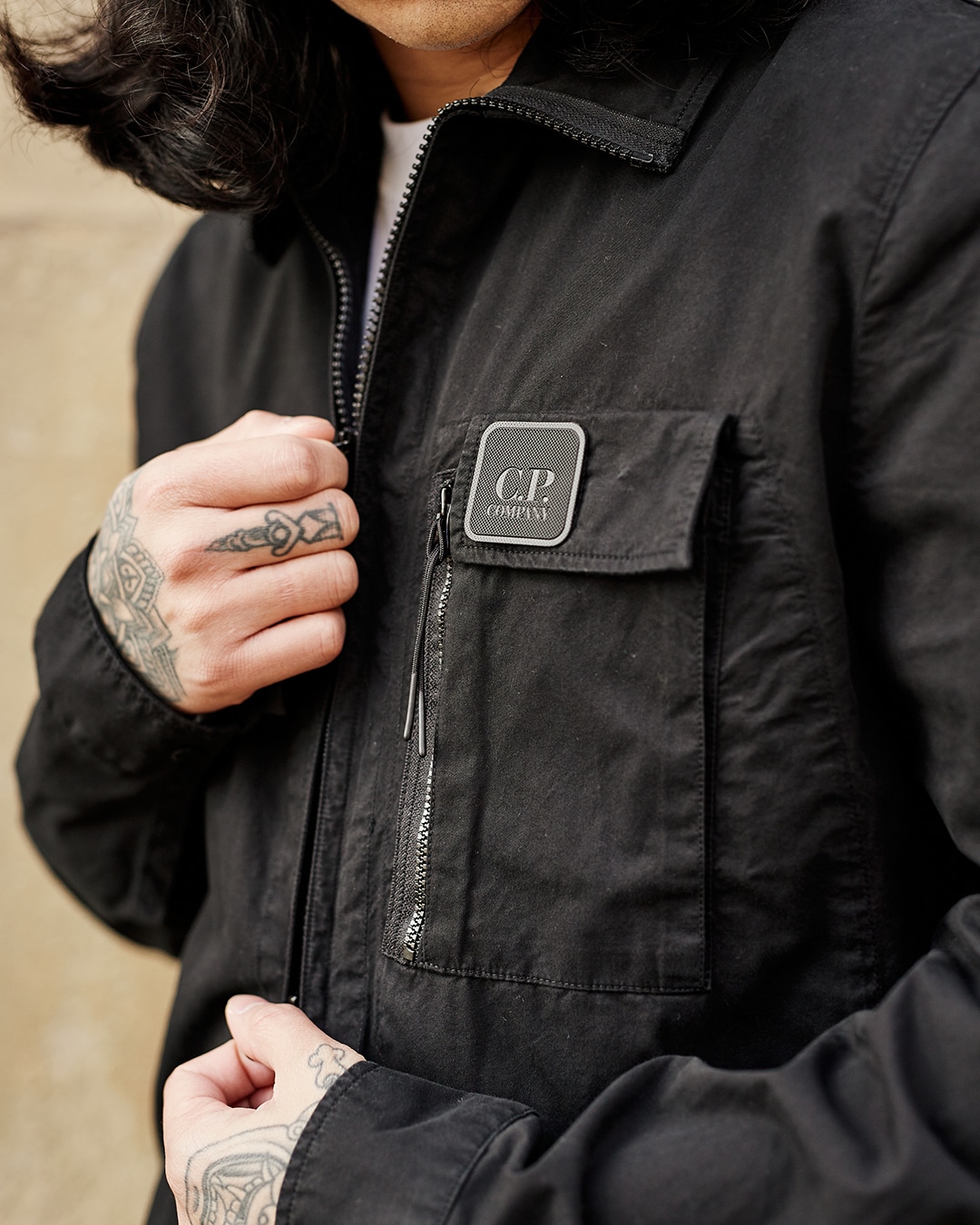 C.P. Company Metropolis Series Black Overshirt - Proper Magazine