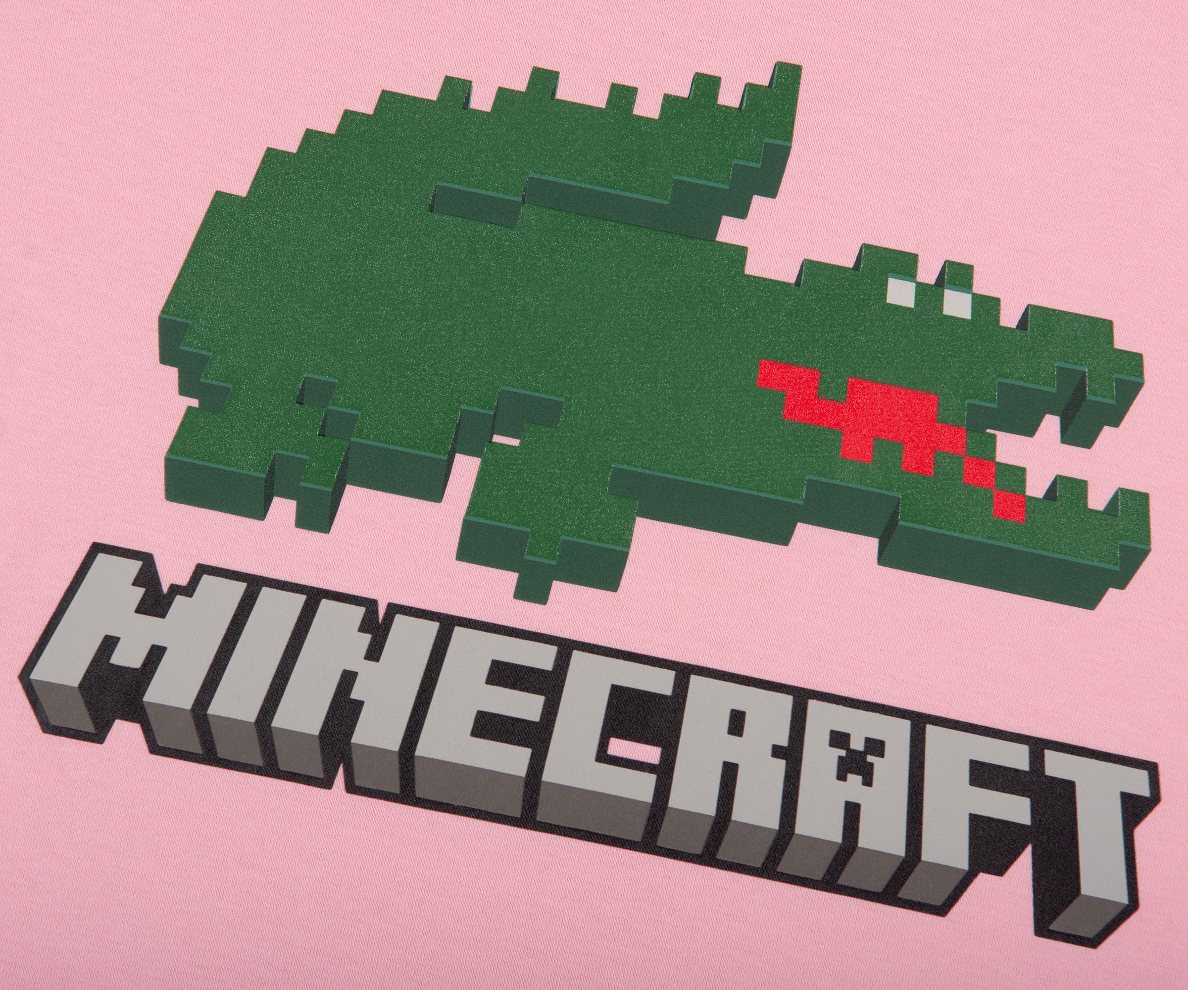 Crocodilo pixelado: Minecraft e Lacoste lançam collab virtual e física